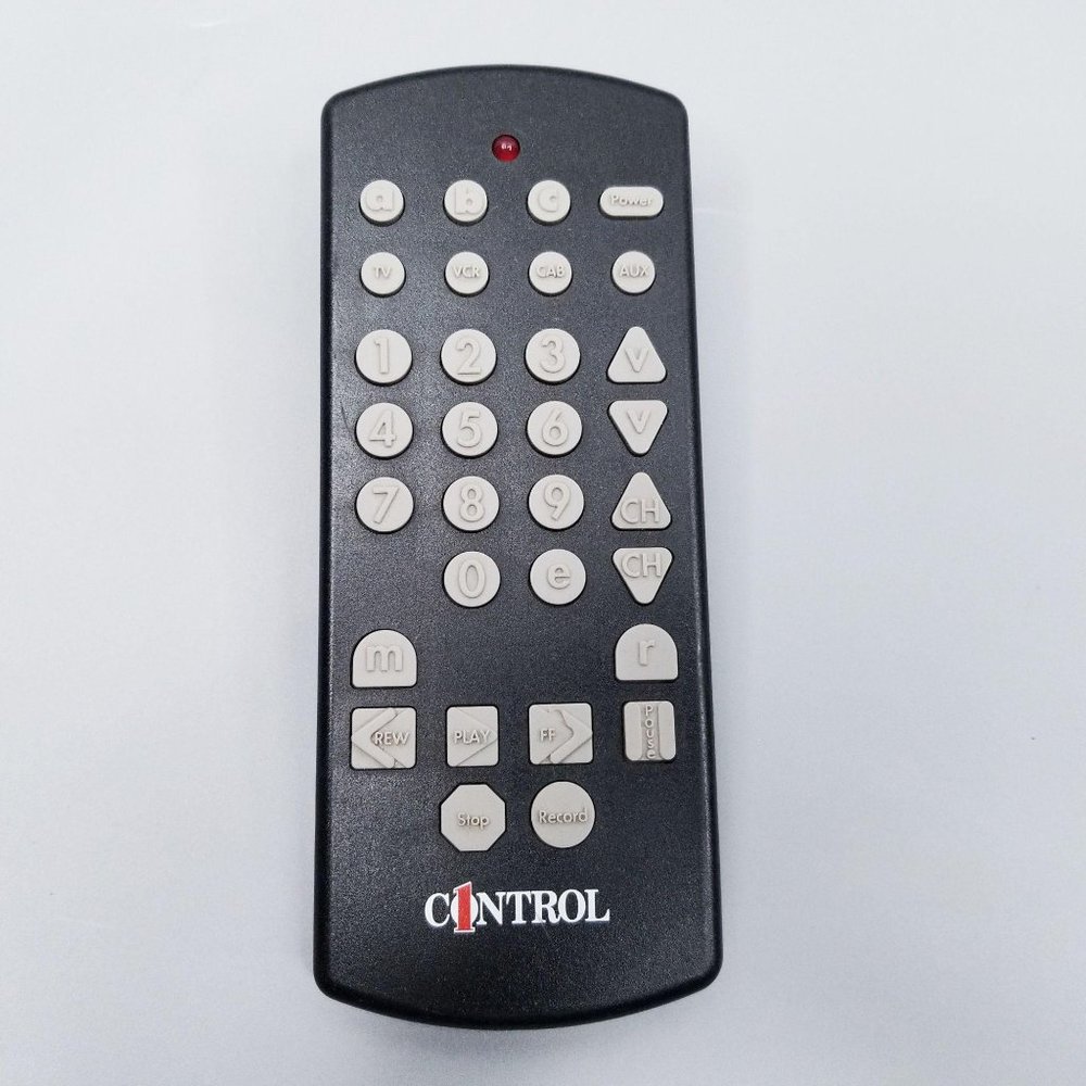 1 control model 8253 Remote Control TV VCR CAB AUX